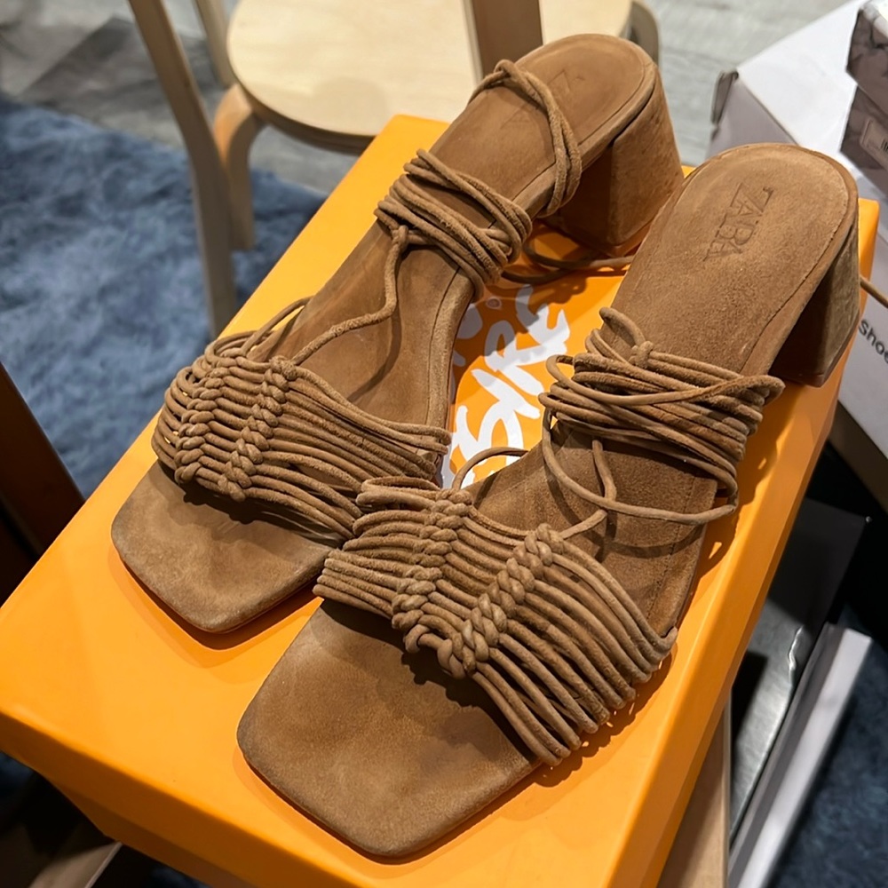 Zara sandals BUY ONE GET ONE FREE ON SHOES